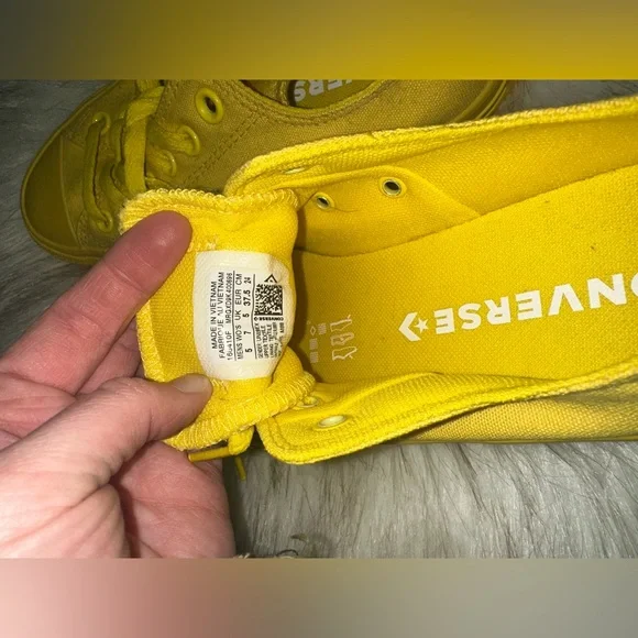 NWOB CONVERSE All Stars Low Top CTAS OX AURORA YELLOW - Picture 5 of 6